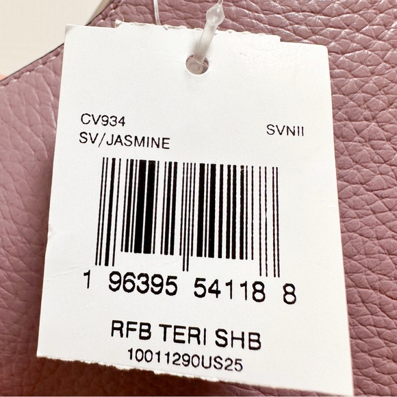 Coach Teri Refined Pebbled Leather Convertible Shoulder Bag NWT - Picture 12 of 16